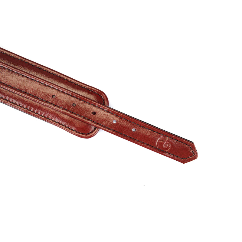 ワインレッド ナローハンドカフ