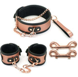 Liebe Seele Rose Gold ローズゴールド　3点セット　首輪・手枷・ナスカン2個