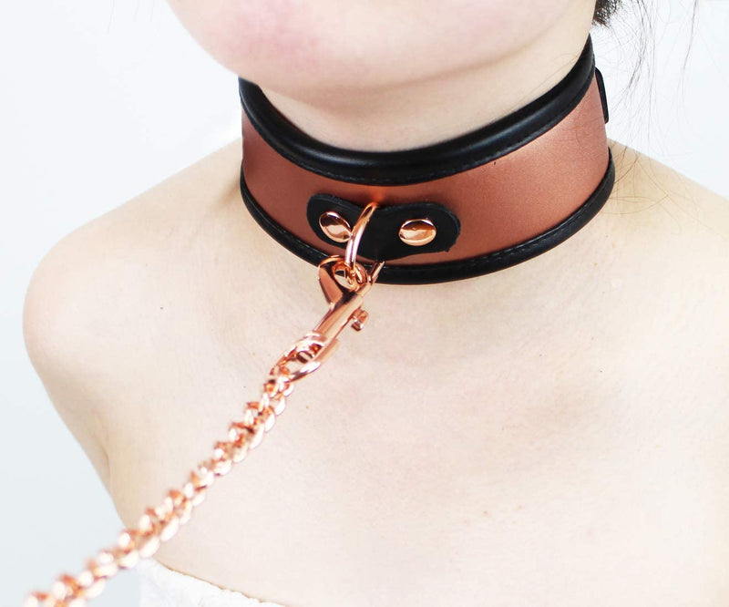 Liebe Seele Rose Gold ローズゴールド　3点セット　首輪・手枷・ナスカン2個