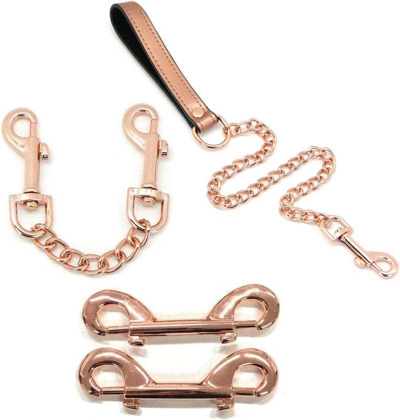 Liebe Seele Rose Gold ローズゴールド　3点セット　首輪・手枷・ナスカン2個