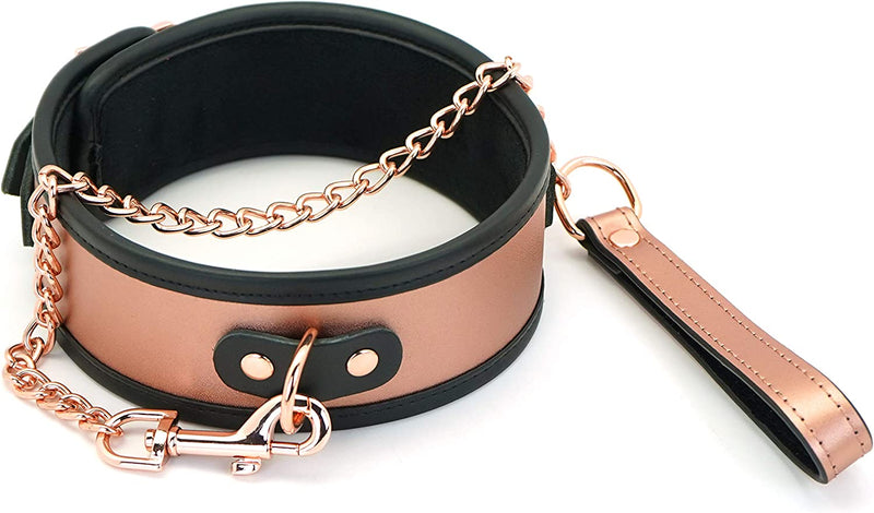 Liebe Seele Rose Gold ローズゴールド　3点セット　首輪・手枷・ナスカン2個