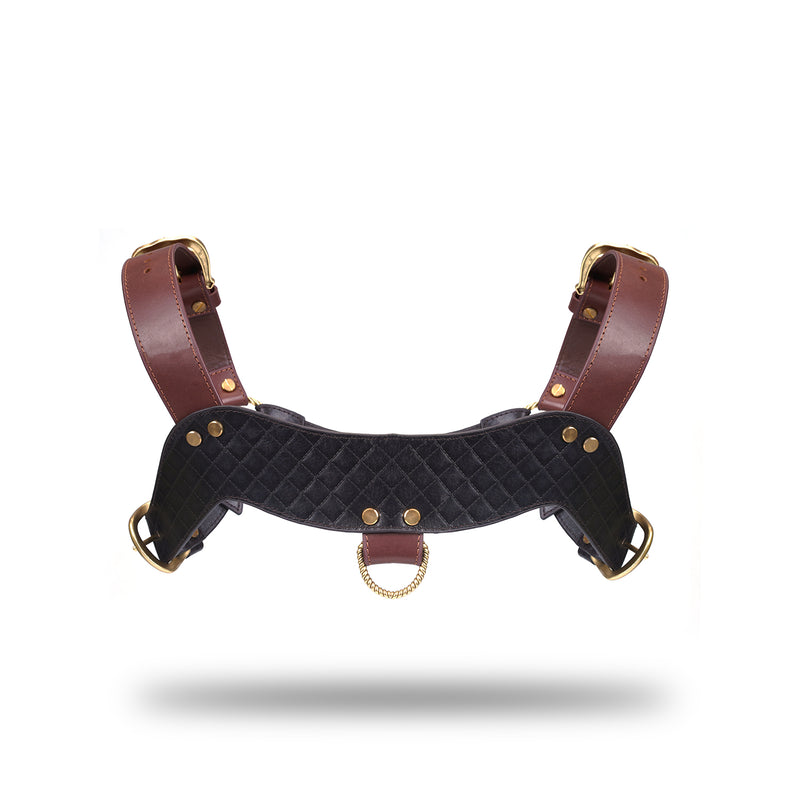 The Equestrian　エクェストゥリアン　バッファロー革　男性用　チェストハーネス