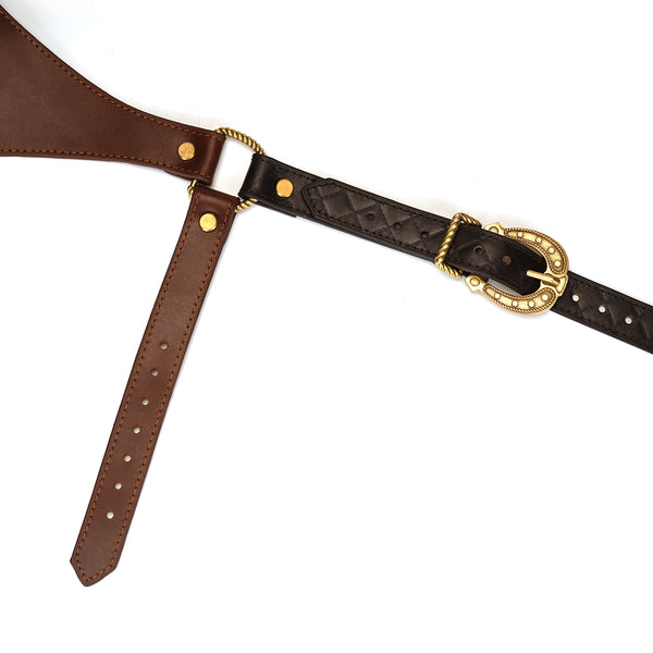 The Equestrian　エクェストゥリアン　バッファロー革　ビスチェ