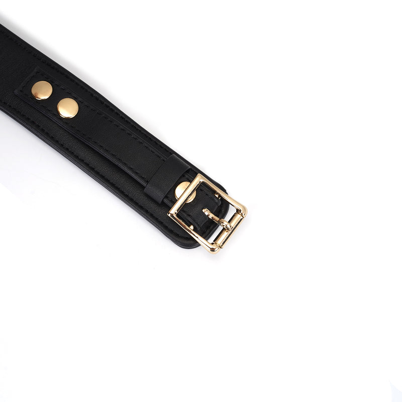 Liebe Seele Dark Secret ダークシークレット 首輪 ワイド ハート南京錠付き