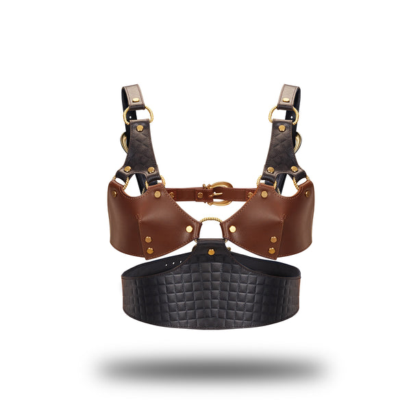 The Equestrian　エクェストゥリアン　バッファロー革　ビスチェ